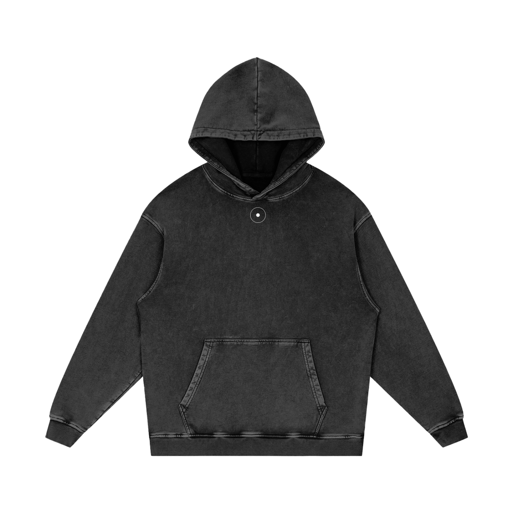 MOMIA MAMI Snow Washed Loose Cotton Hoodie